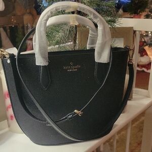 Kate Spade Glitter Black Handbag